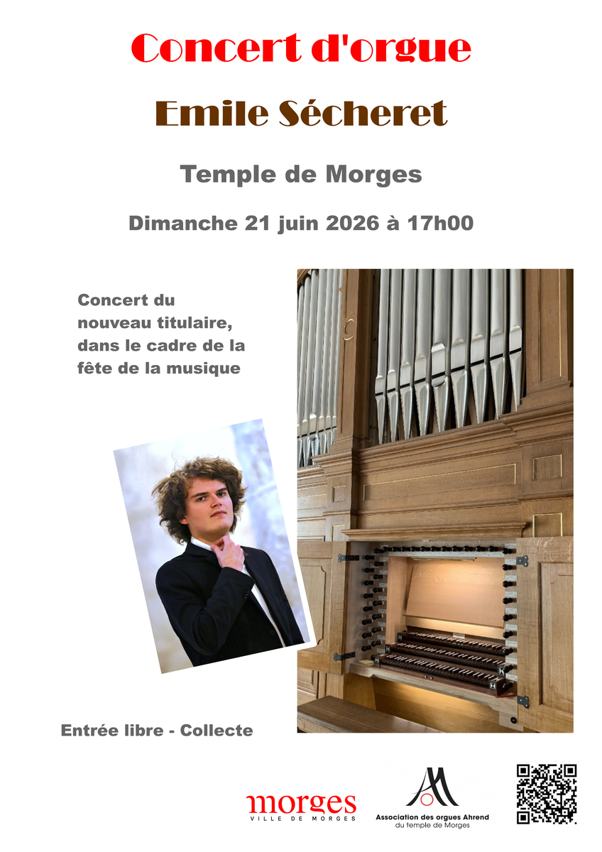 Fête de la Musique - Concert d'orgue avec Emile Sécheret