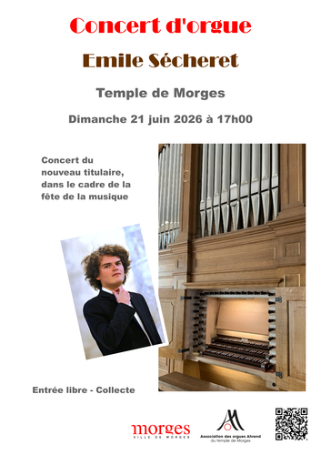 Fête de la Musique - Concert d'orgue avec Emile Sécheret